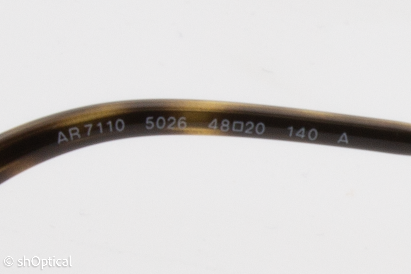 Giorgio Armani AR7110  Male Round Glasses Frame Dark Havana 48mm