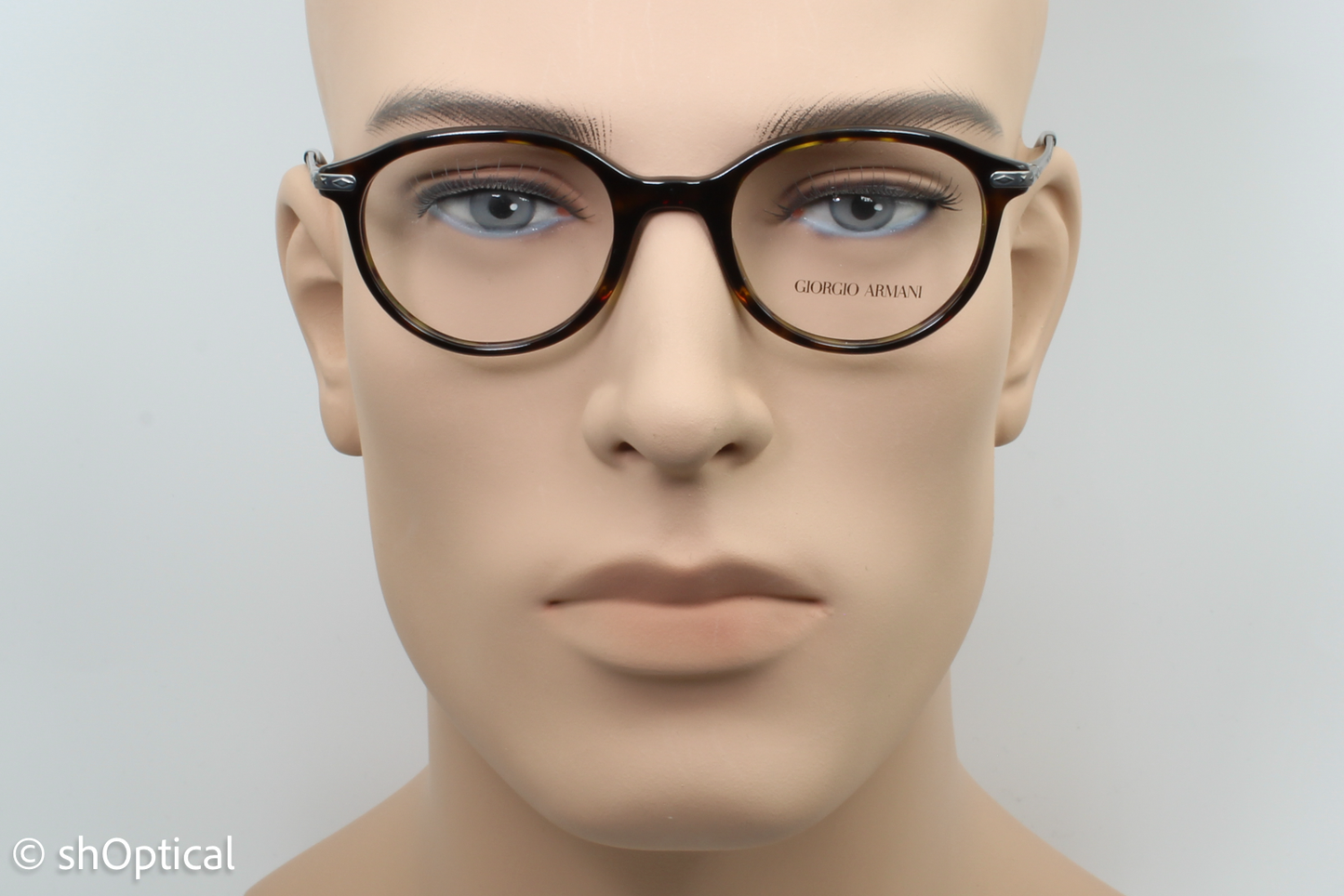 Giorgio Armani AR7110  Male Round Glasses Frame Dark Havana 48mm