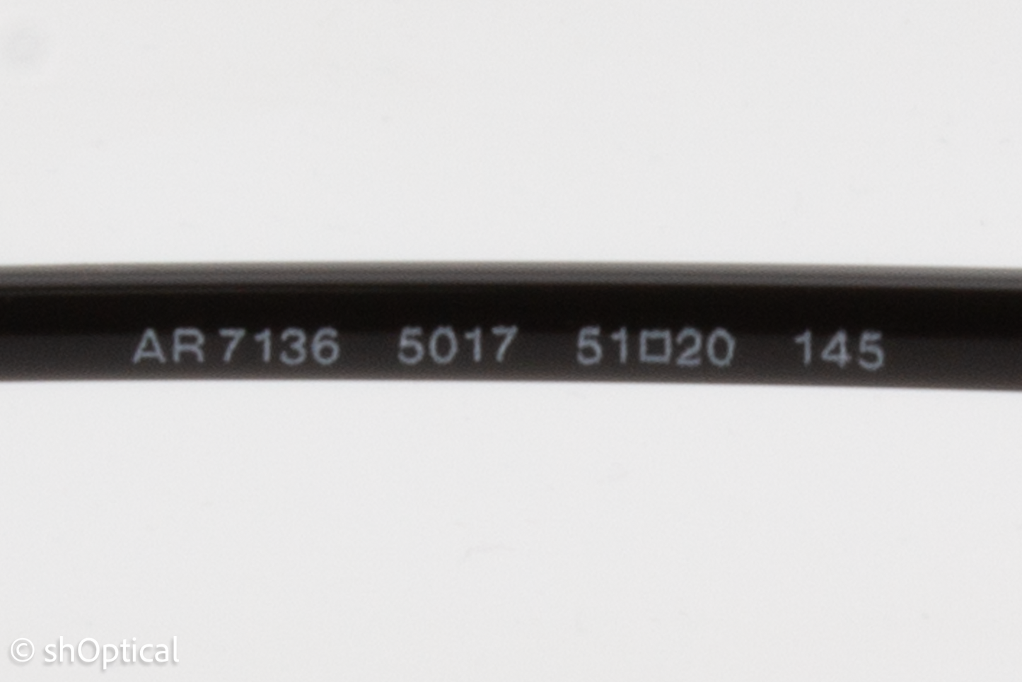 Giorgio Armani AR7136  Male Round Glasses Frame Black 51mm