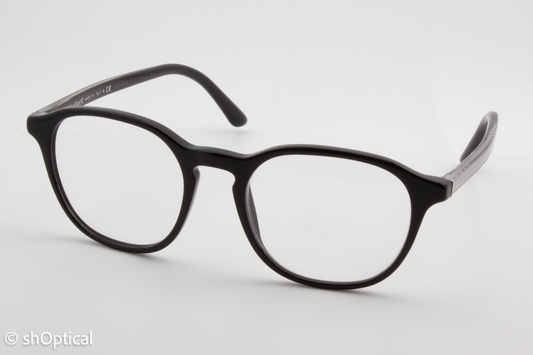 Giorgio Armani AR7144  Male Round Glasses Frame Black 51mm