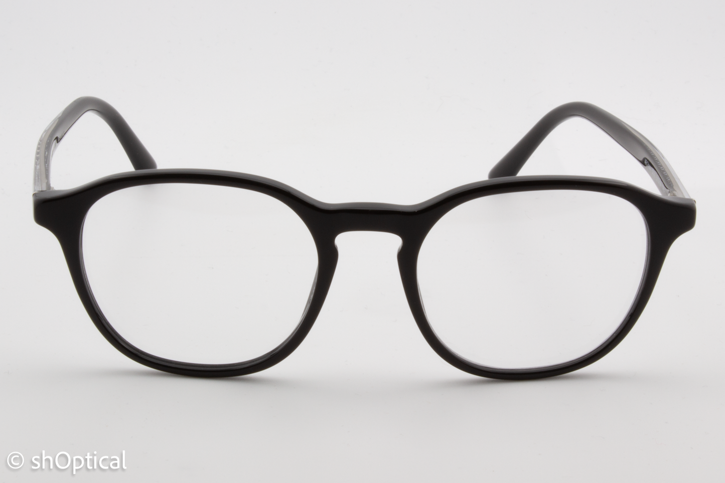 Giorgio Armani AR7144  Male Round Glasses Frame Black 51mm