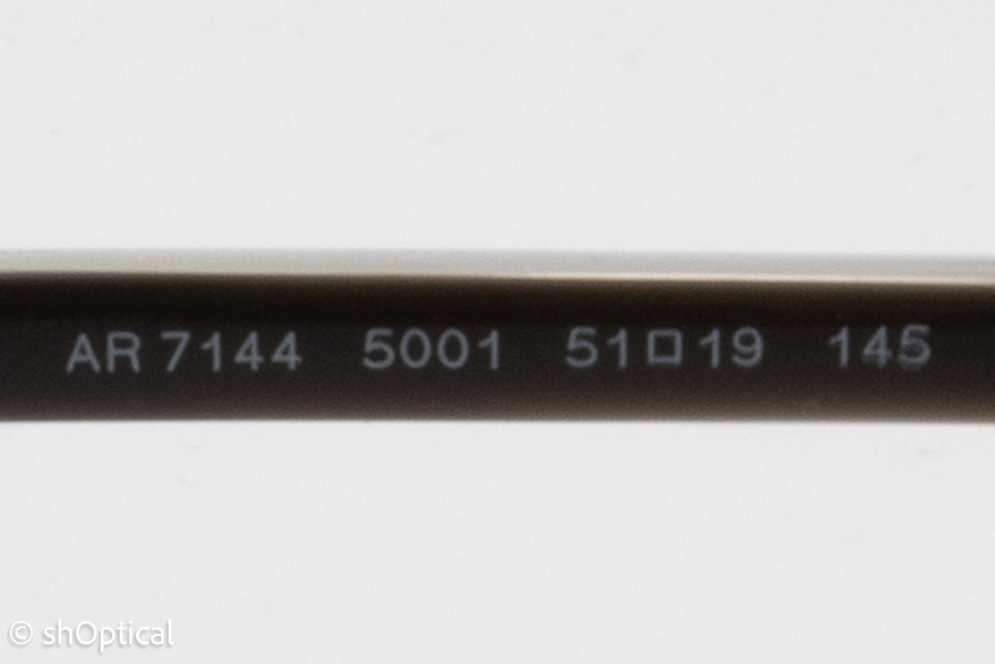 Giorgio Armani AR7144  Male Round Glasses Frame Black 51mm