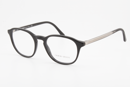 Giorgio Armani AR7144  Male Round Glasses Frame Black 51mm