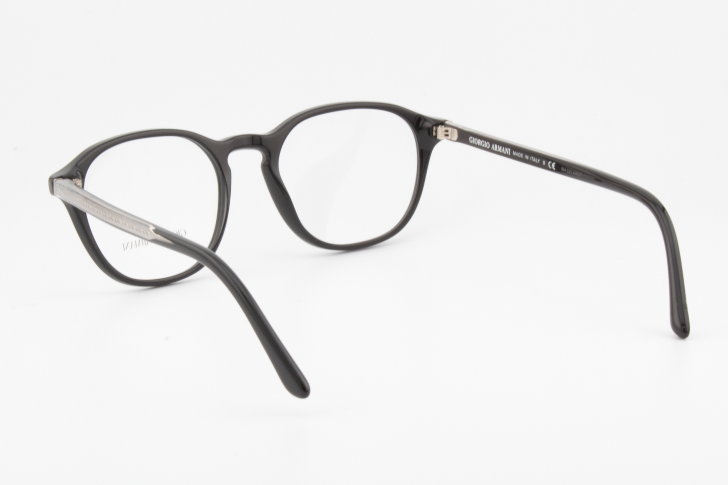 Giorgio Armani AR7144  Male Round Glasses Frame Black 51mm