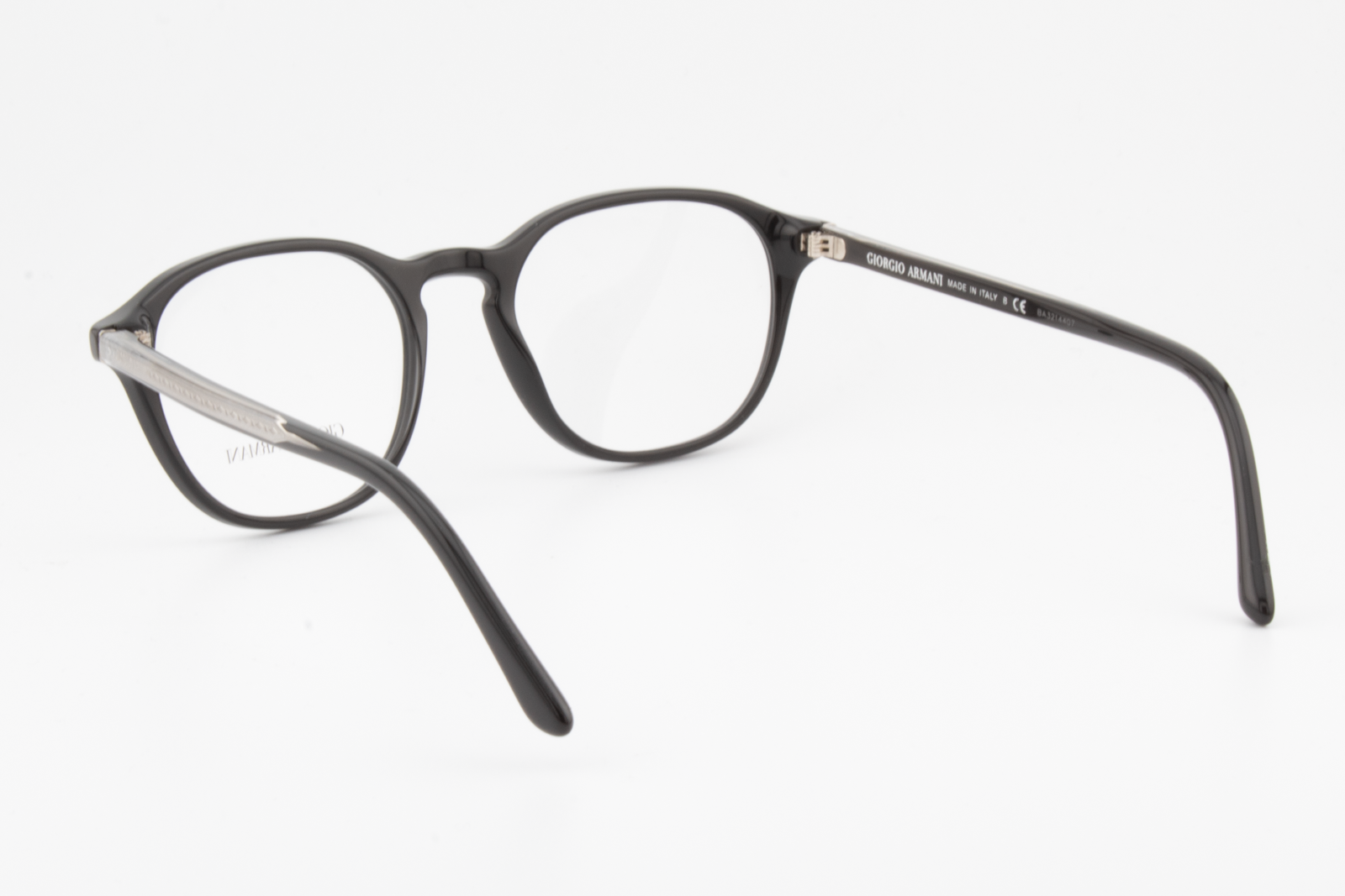 Giorgio Armani AR7144  Male Round Glasses Frame Black 51mm