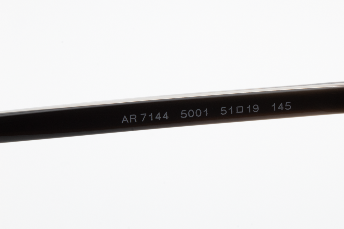 Giorgio Armani AR7144  Male Round Glasses Frame Black 51mm