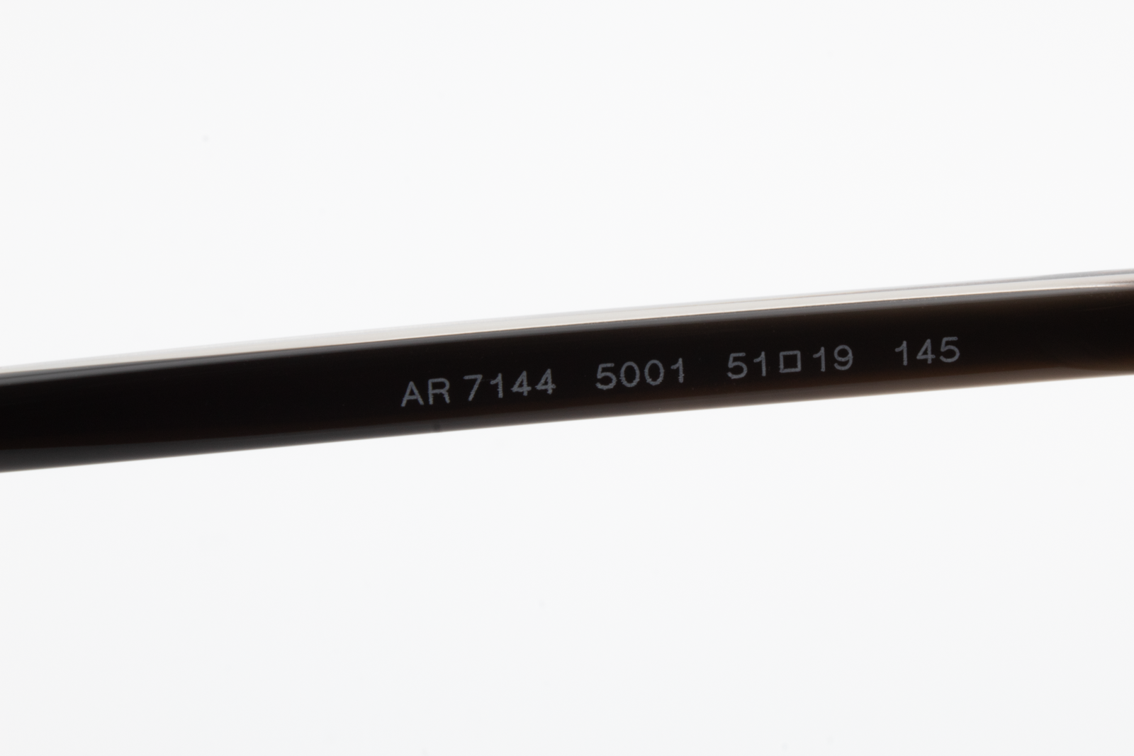 Giorgio Armani AR7144  Male Round Glasses Frame Black 51mm