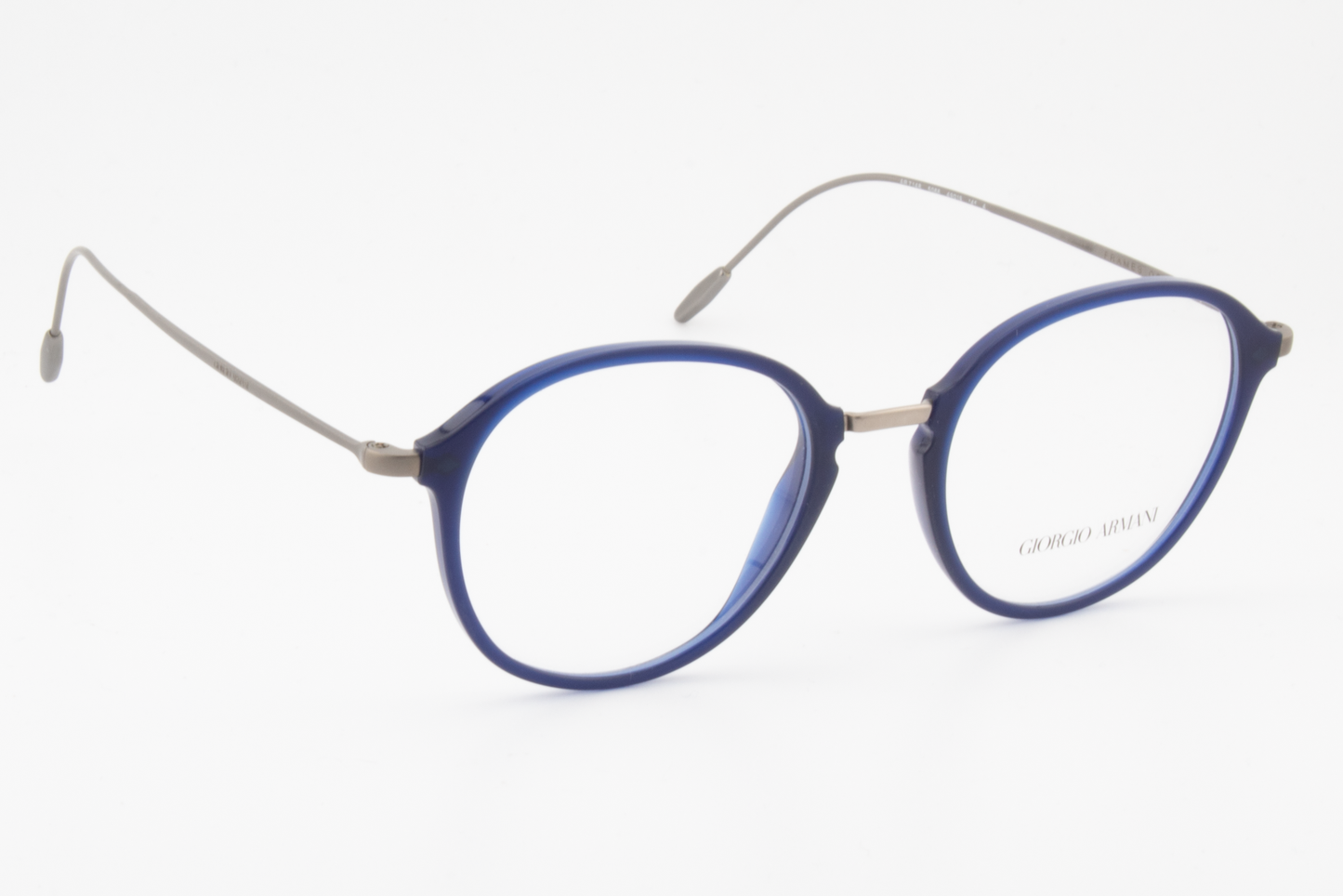 Giorgio Armani AR7148  Male Round Glasses Frame Matte Blue 49mm