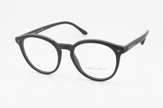 Giorgio Armani AR7151  Male Round Glasses Frame Matte Black 51mm