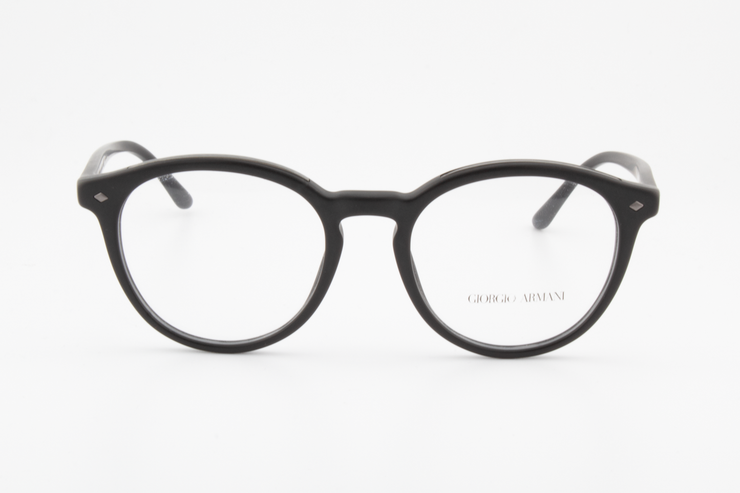 Giorgio Armani AR7151  Male Round Glasses Frame Matte Black 51mm