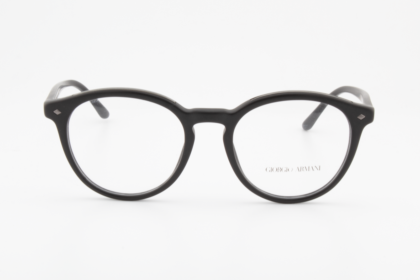 Giorgio Armani AR7151  Male Round Glasses Frame Matte Black 51mm