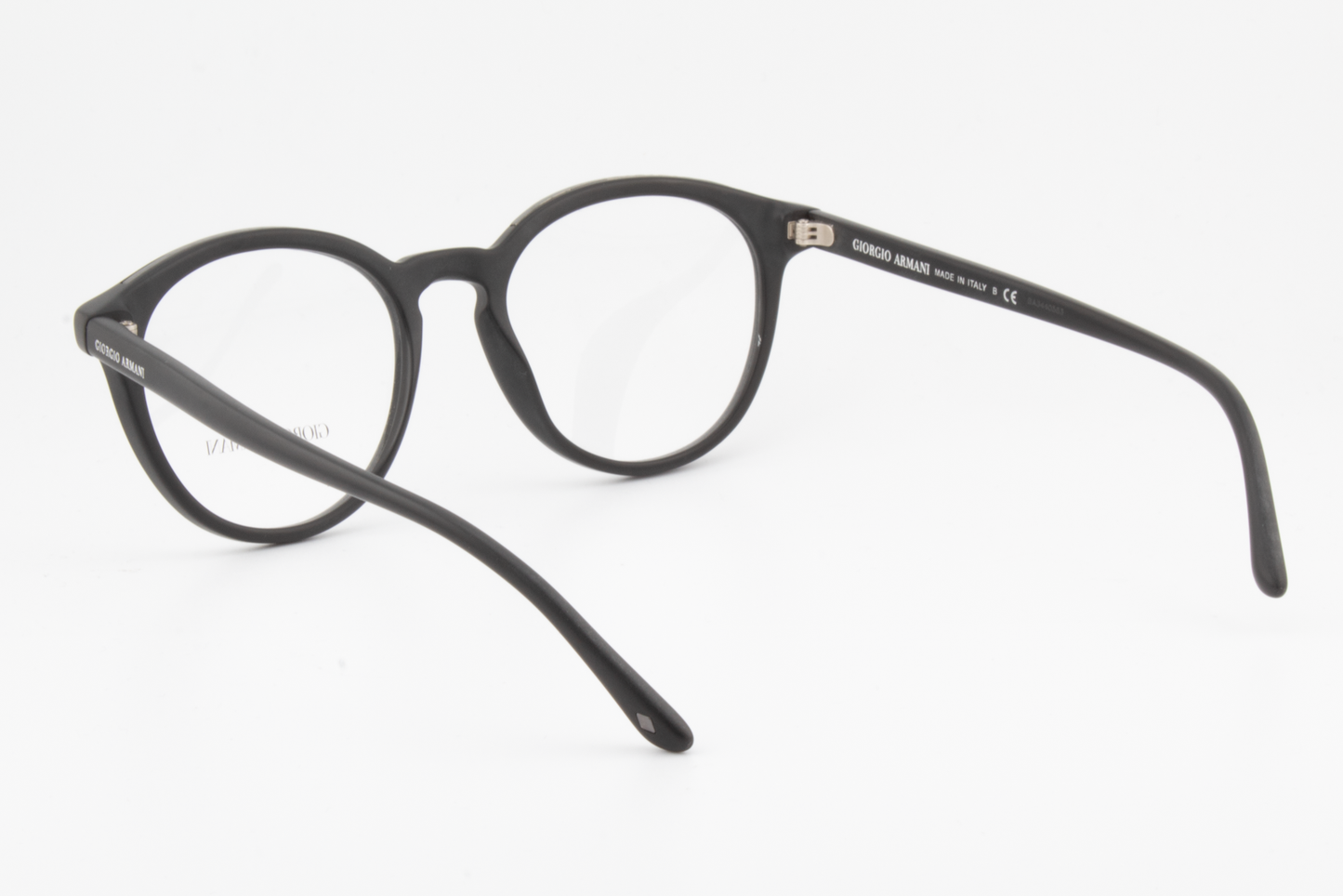 Giorgio Armani AR7151  Male Round Glasses Frame Matte Black 51mm