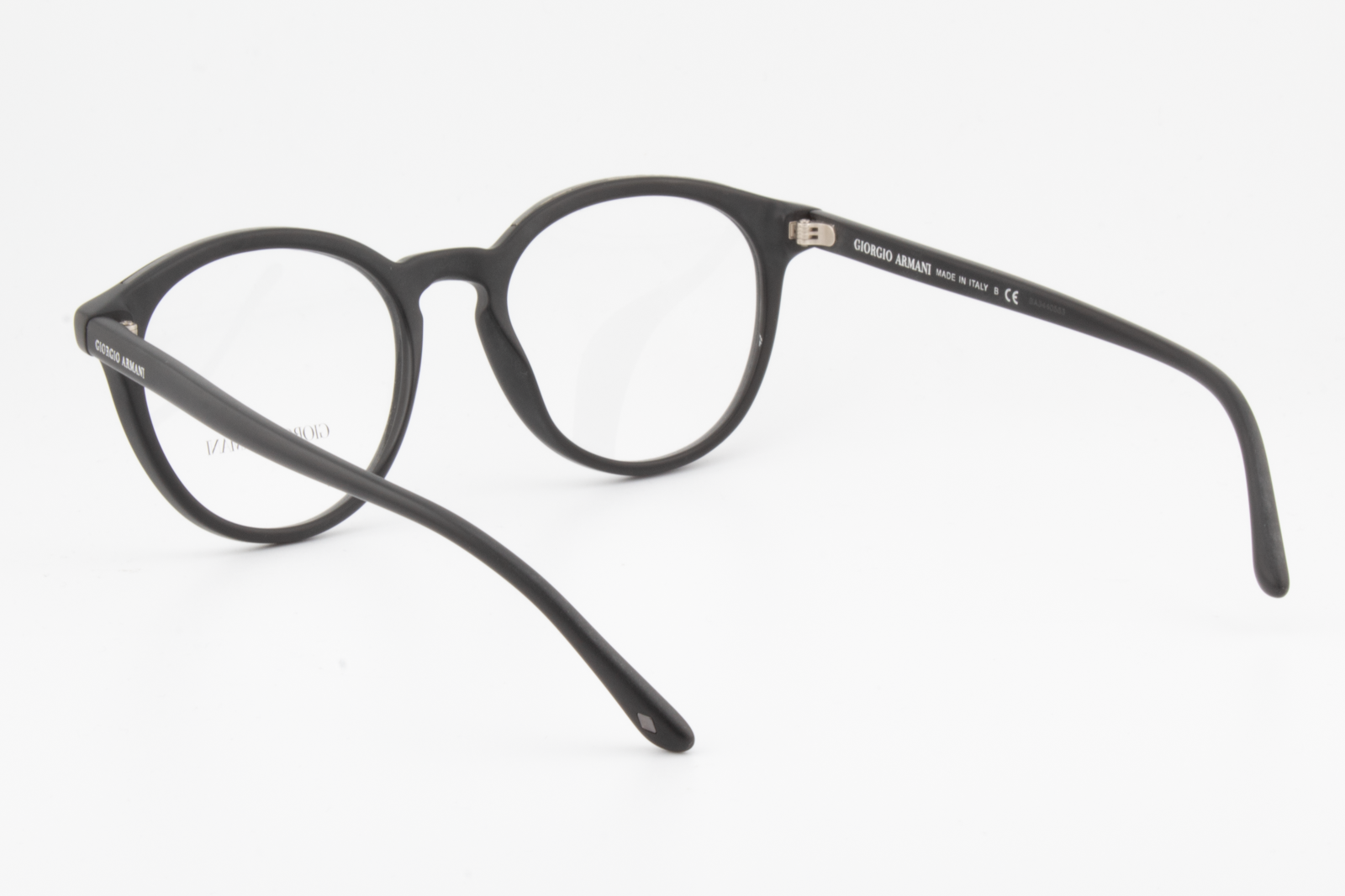 Giorgio Armani AR7151  Male Round Glasses Frame Matte Black 51mm