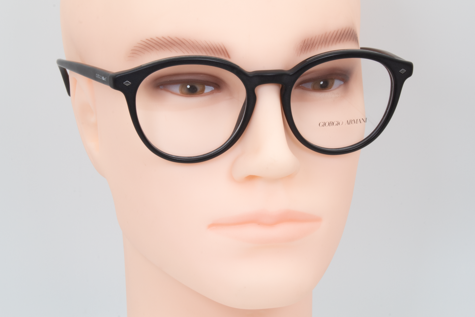 Giorgio Armani AR7151  Male Round Glasses Frame Matte Black 51mm