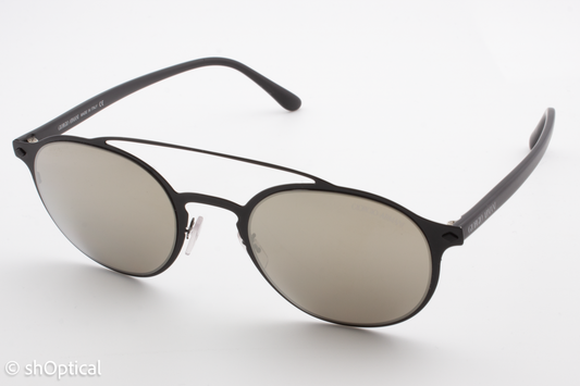 Giorgio Armani AR6041 3001/5A Mens Full Rim Sunglasses Matte Black 49mm