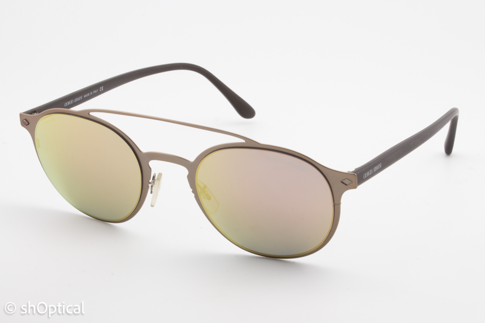 Giorgio Armani AR6041 3006/4Z Mens Full Rim Sunglasses Bronze 49mm