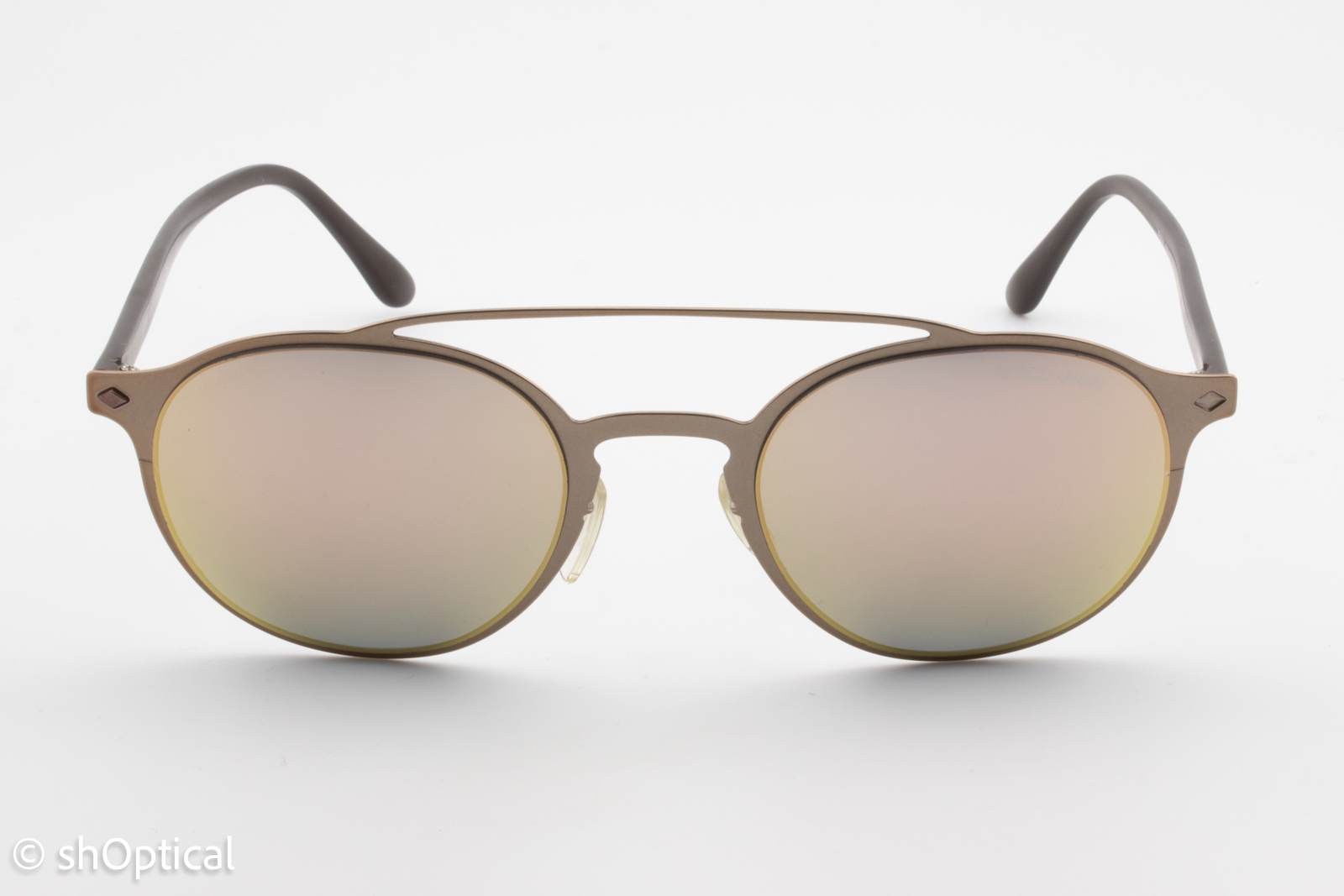 Giorgio Armani AR6041 3006/4Z Mens Full Rim Sunglasses Bronze 49mm