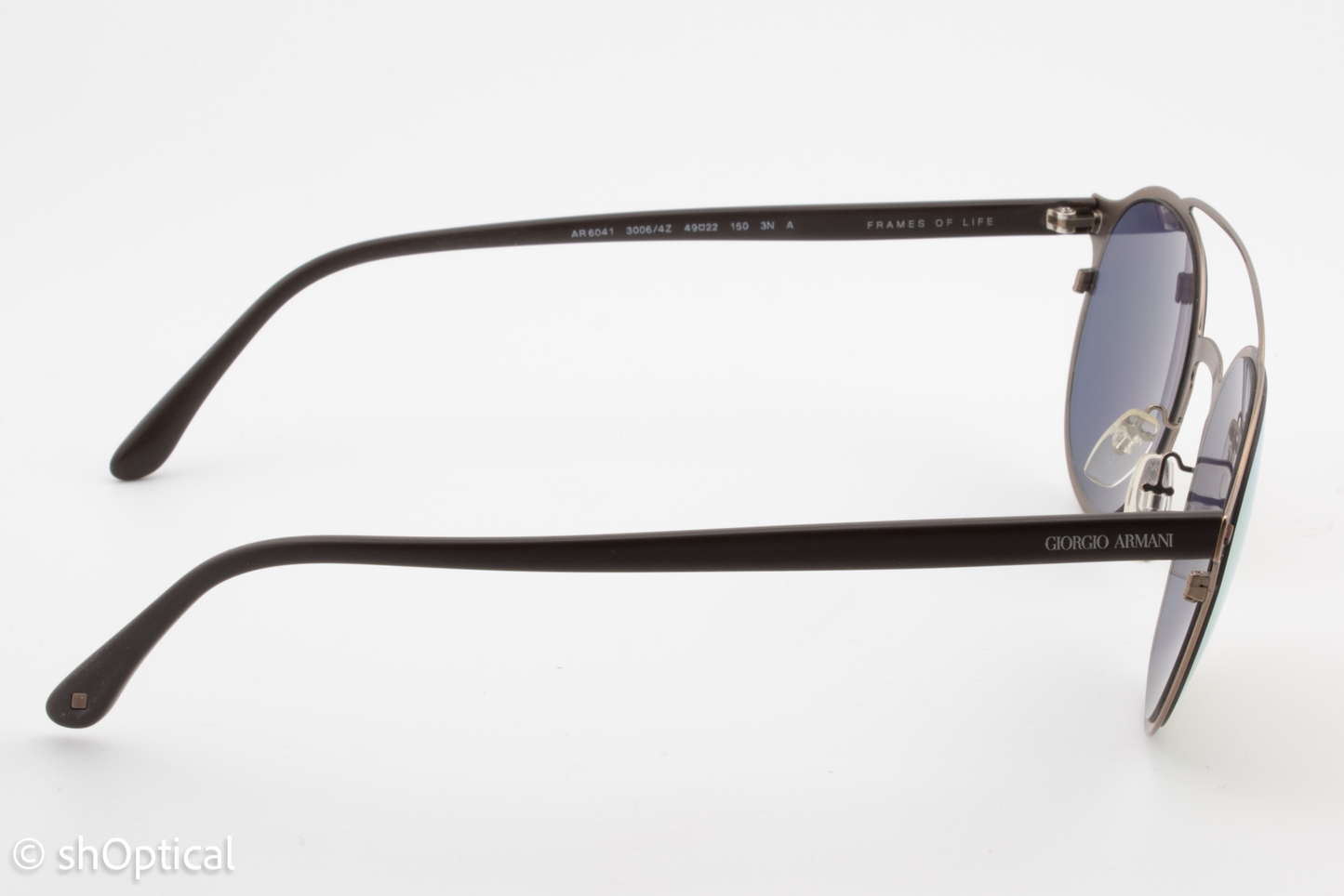 Giorgio Armani AR6041 3006/4Z Mens Full Rim Sunglasses Bronze 49mm