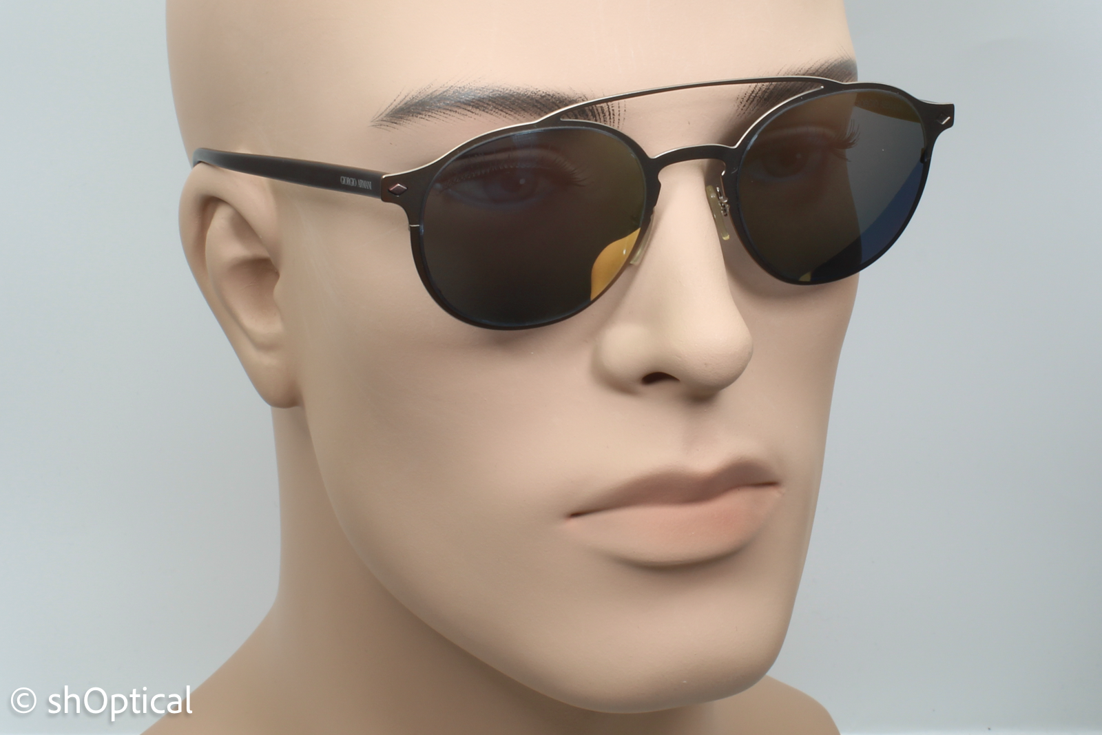 Giorgio Armani AR6041 3006/4Z Mens Full Rim Sunglasses Bronze 49mm