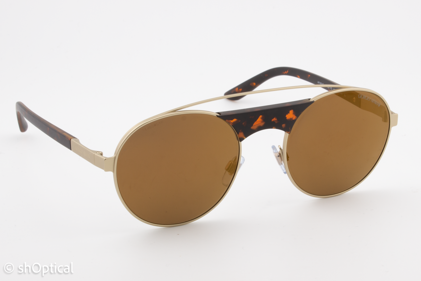 Giorgio Armani AR6047 3002/7D Unisex Full Rim Sunglasses Bronze 53mm