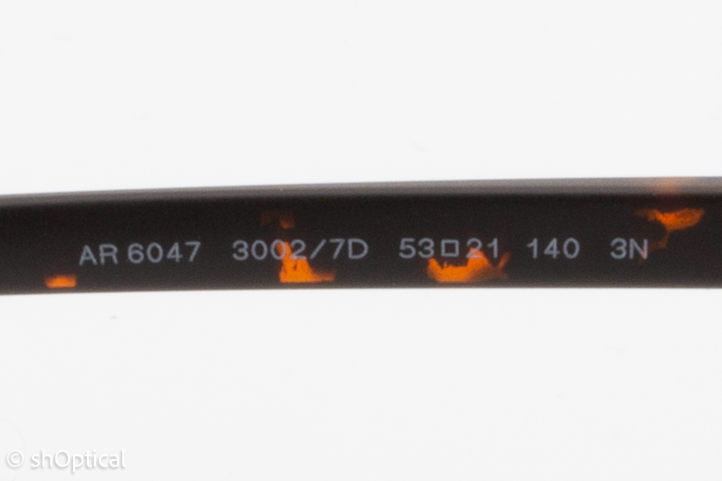 Giorgio Armani AR6047 3002/7D Unisex Full Rim Sunglasses Bronze 53mm