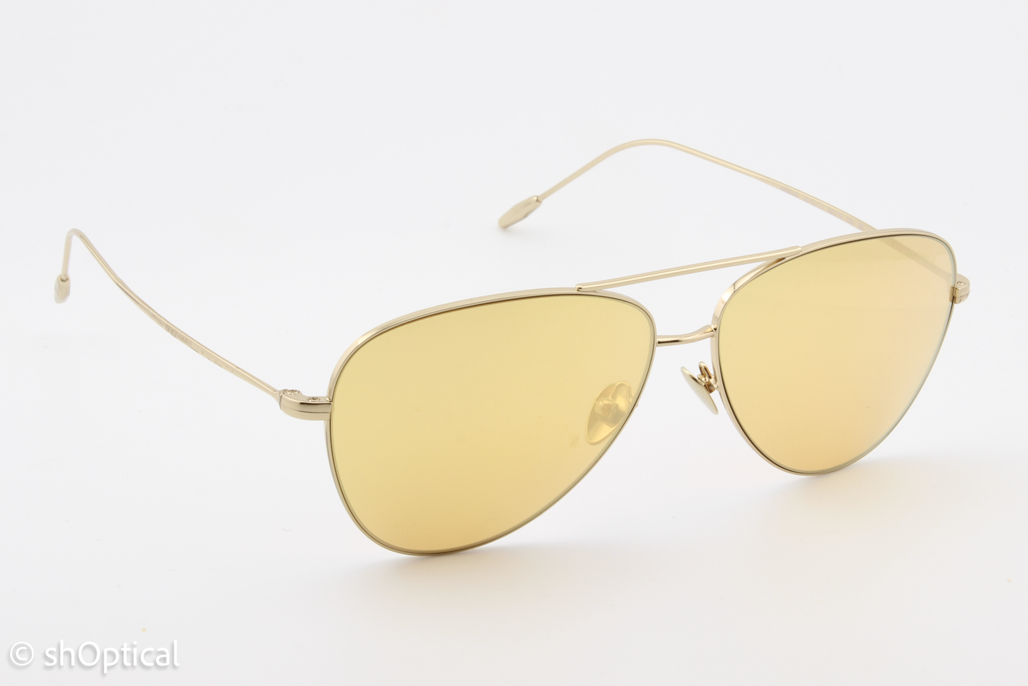 Giorgio Armani AR6049 3013/7J Mens Full Rim Sunglasses Pale Gold 58mm