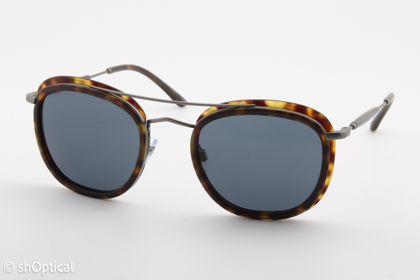 Giorgio Armani AR6054 3003/87 Mens Full Rim Sunglasses Gunmetal-Havana 51mm