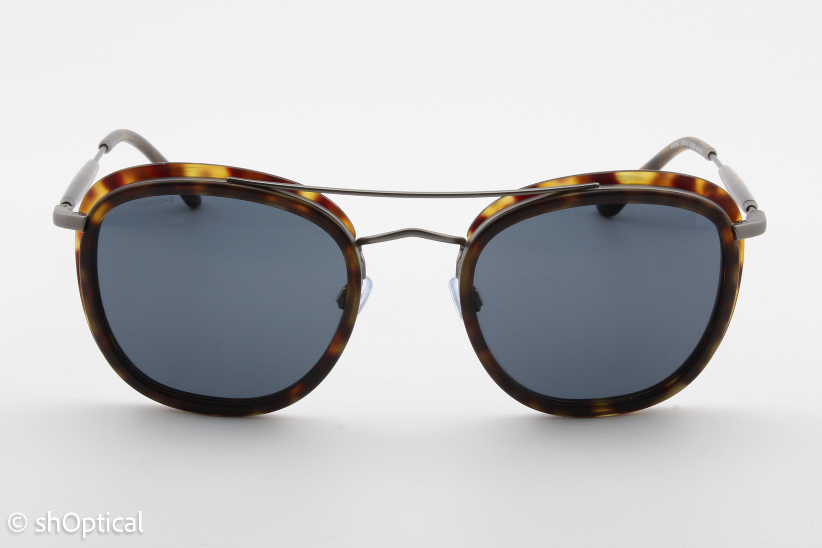 Giorgio Armani AR6054 3003/87 Mens Full Rim Sunglasses Gunmetal-Havana 51mm