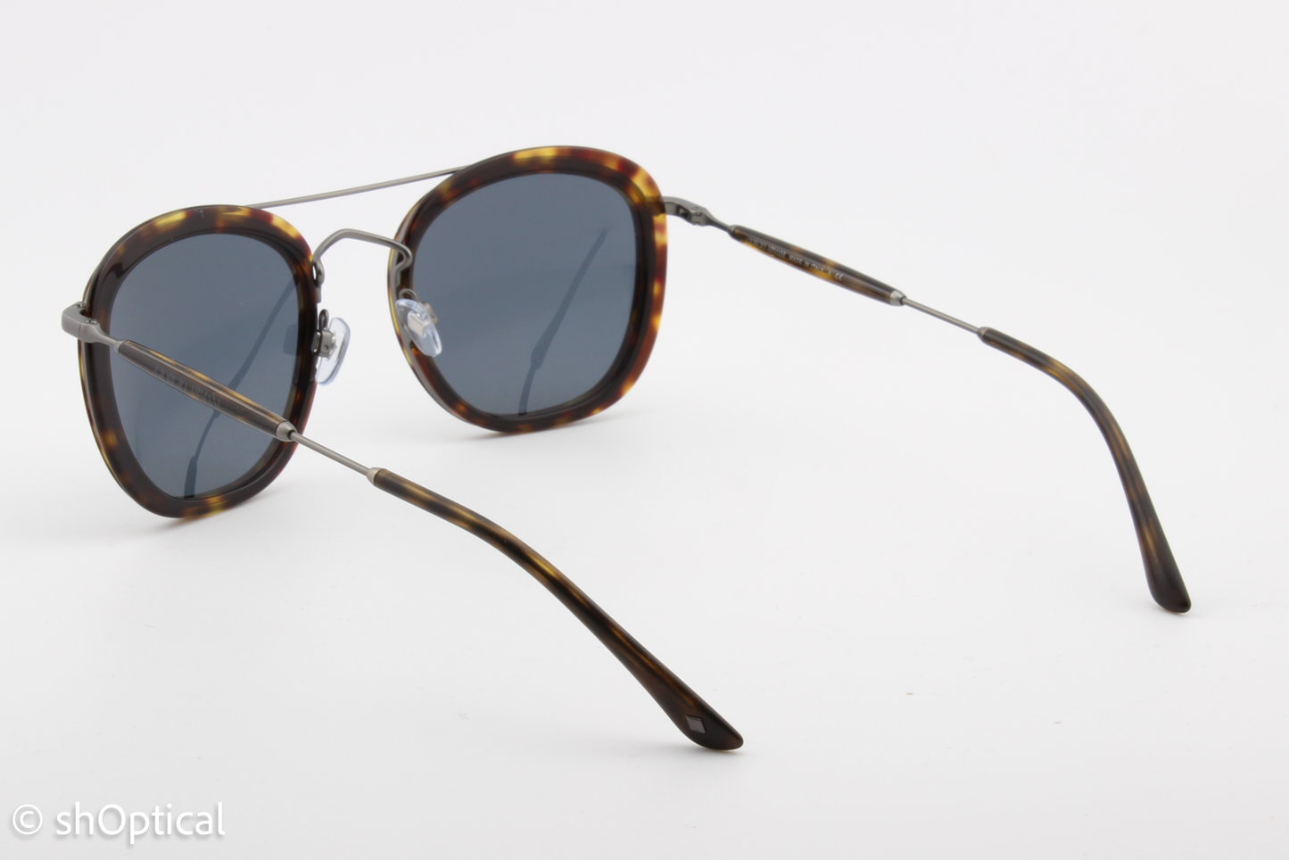 Giorgio Armani AR6054 3003/87 Mens Full Rim Sunglasses Gunmetal-Havana 51mm