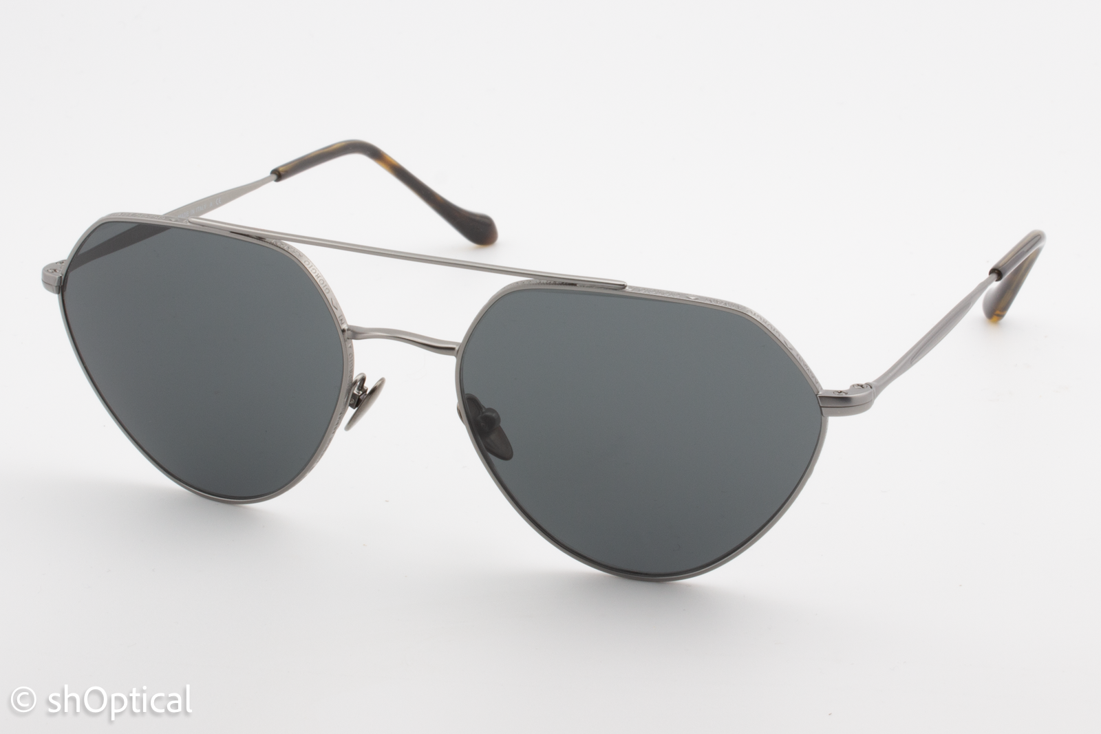 Giorgio Armani AR6111 3003/87 Womens Full Rim Sunglasses Matte Gunmetal 56mm