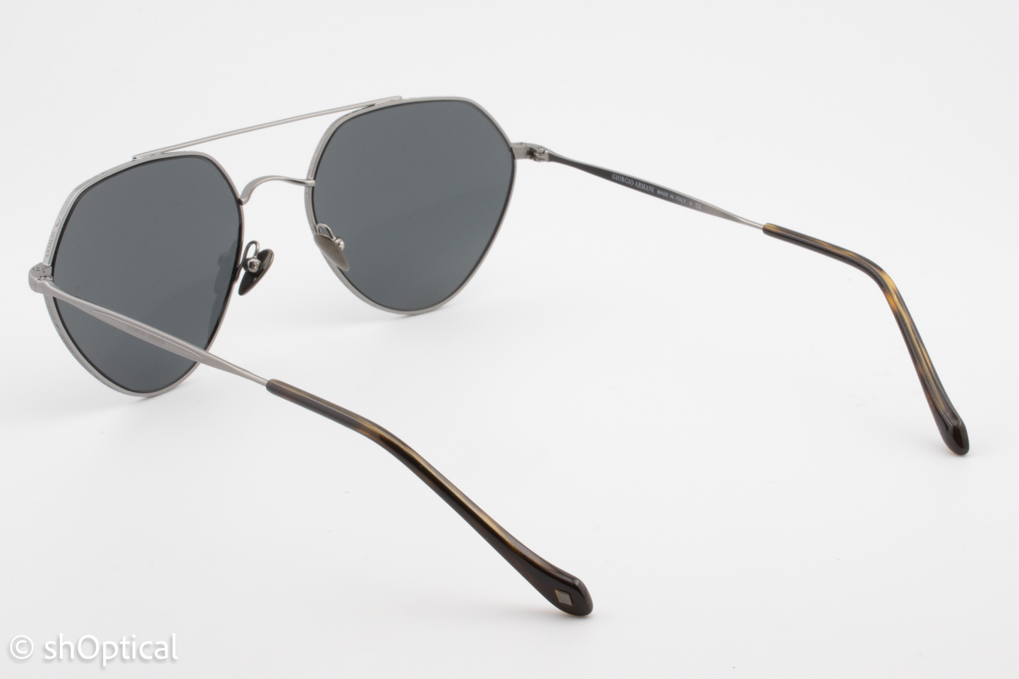 Giorgio Armani AR6111 3003/87 Womens Full Rim Sunglasses Matte Gunmetal 56mm