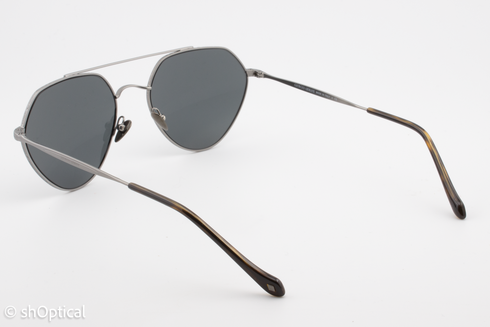 Giorgio Armani AR6111 3003/87 Womens Full Rim Sunglasses Matte Gunmetal 56mm