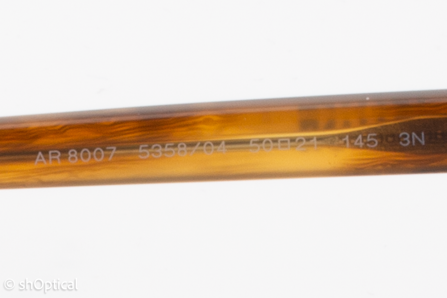 Giorgio Armani AR8007 5358/04 Mens Full Rim Sunglasses Transparent Blue 50mm