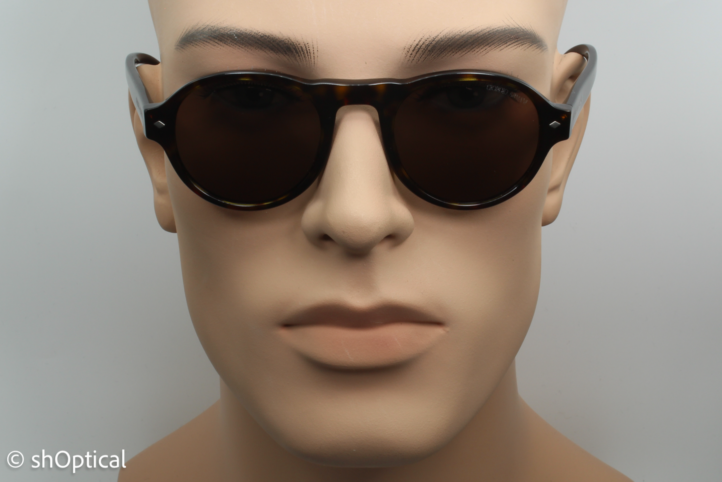 Giorgio Armani AR8053 5026/53 Mens Full Rim Sunglasses Havana Dark Brown 47mm