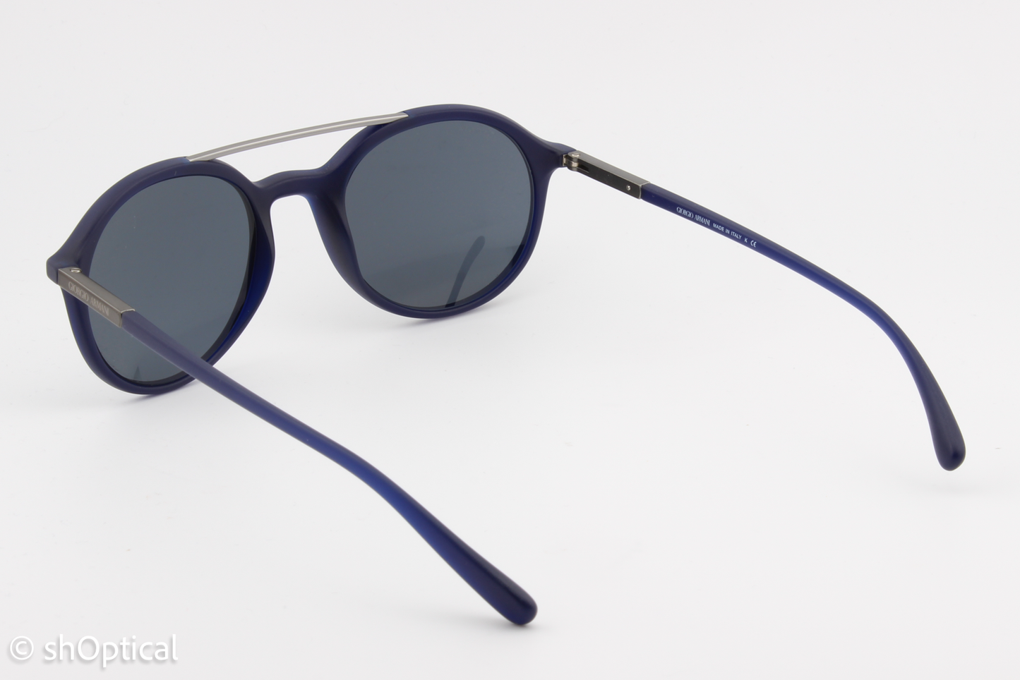 Giorgio Armani AR8077 5088/87 Mens Full Rim Sunglasses Matte Blue 50mm