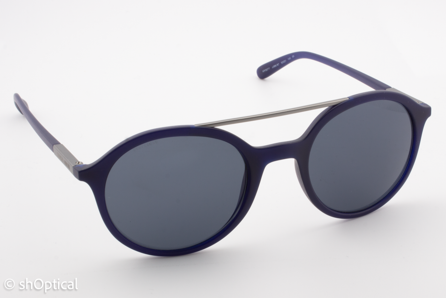 Giorgio Armani AR8077 5088/87 Mens Full Rim Sunglasses Matte Blue 50mm