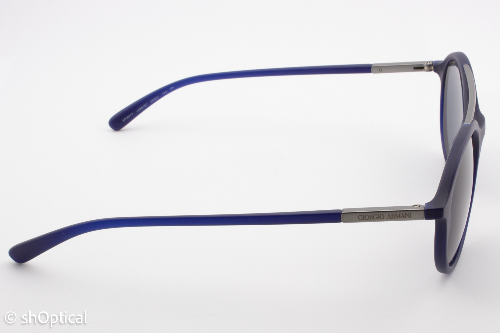 Giorgio Armani AR8077 5088/87 Mens Full Rim Sunglasses Matte Blue 50mm