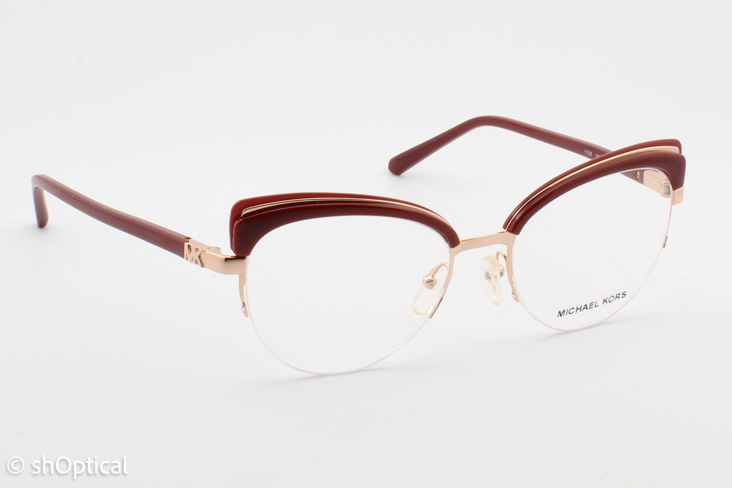 Michael Kors MK3306  Female Cat Eye Glasses Frame Burgundy 53mm