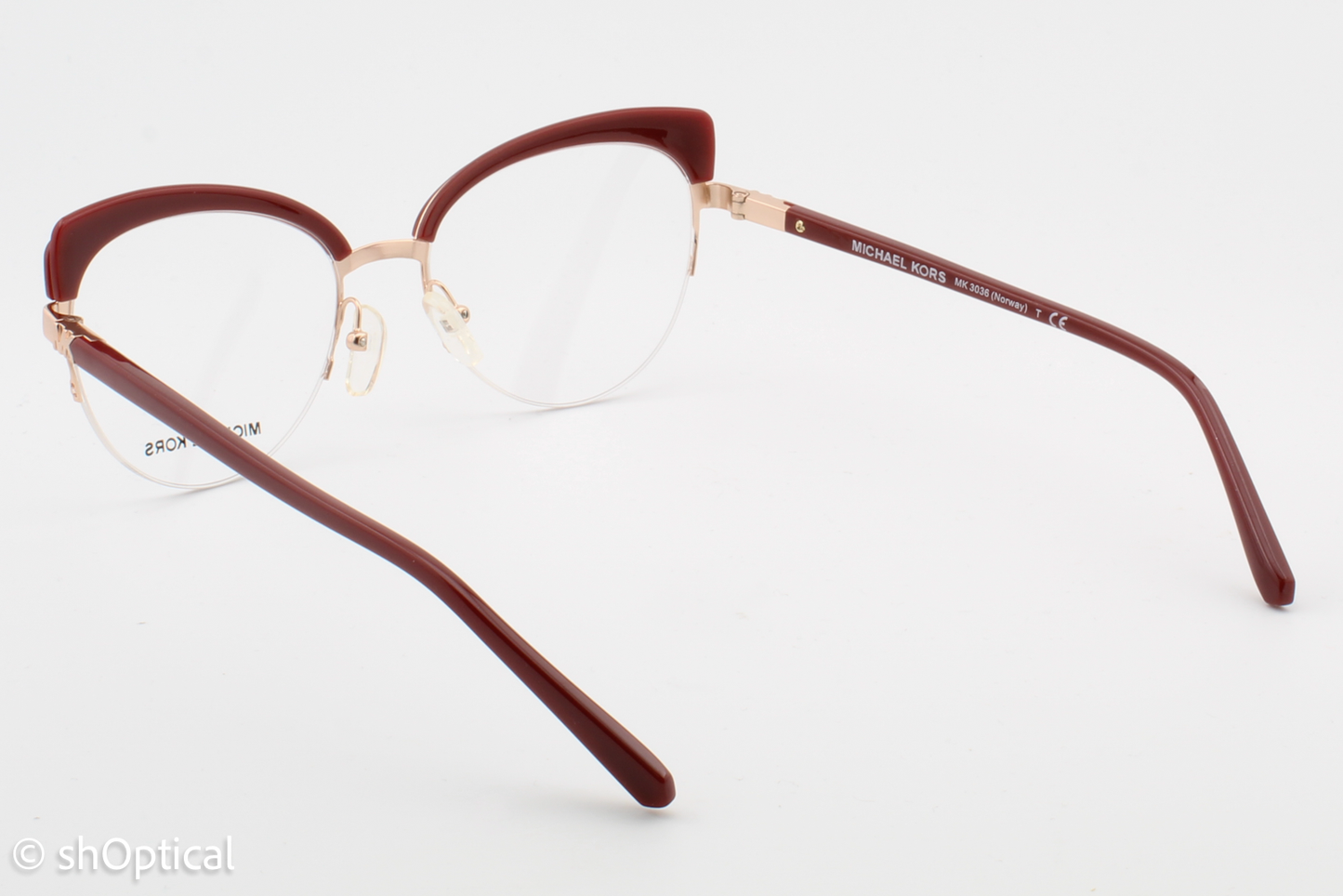 Michael Kors MK3306  Female Cat Eye Glasses Frame Burgundy 53mm