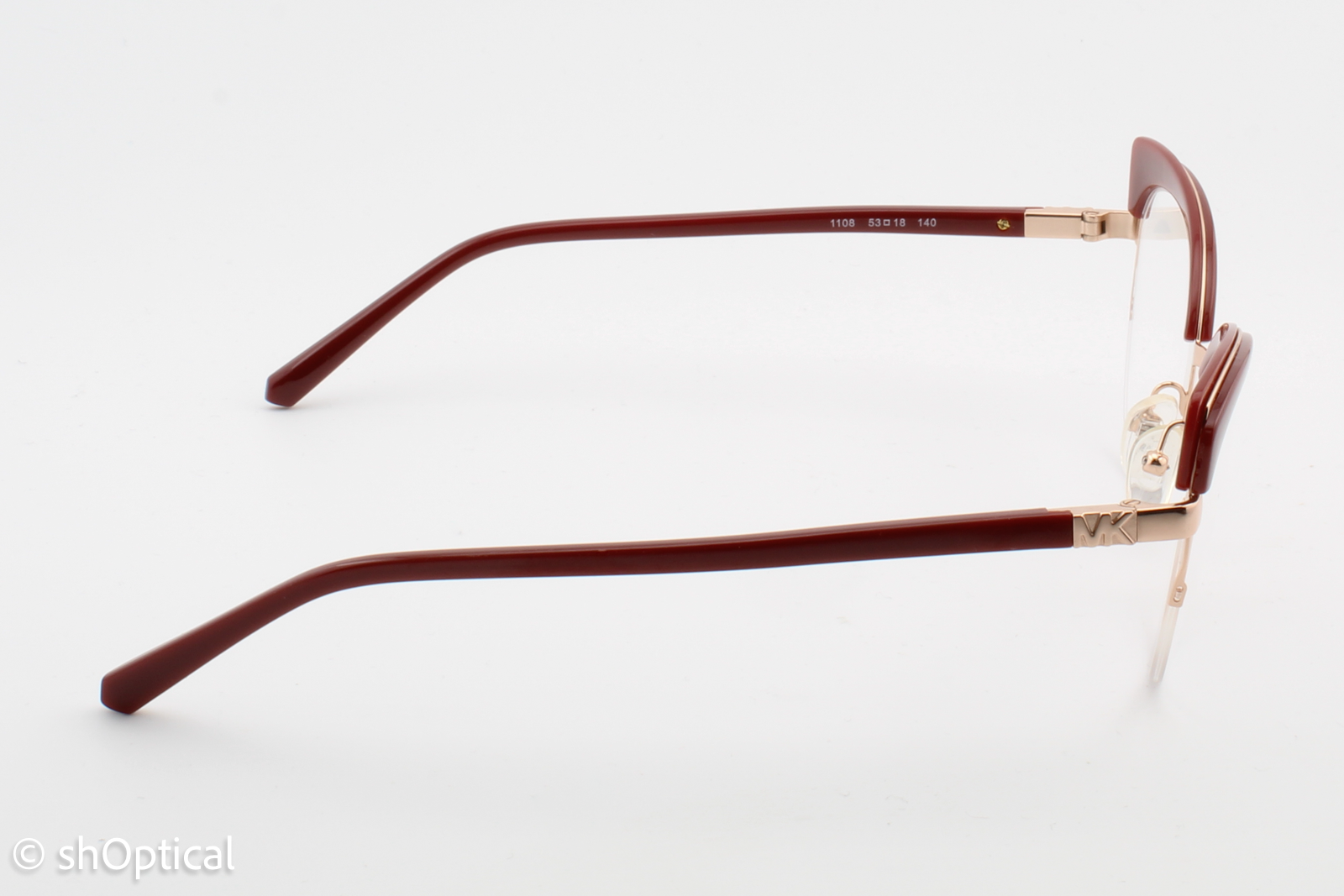 Michael Kors MK3306  Female Cat Eye Glasses Frame Burgundy 53mm