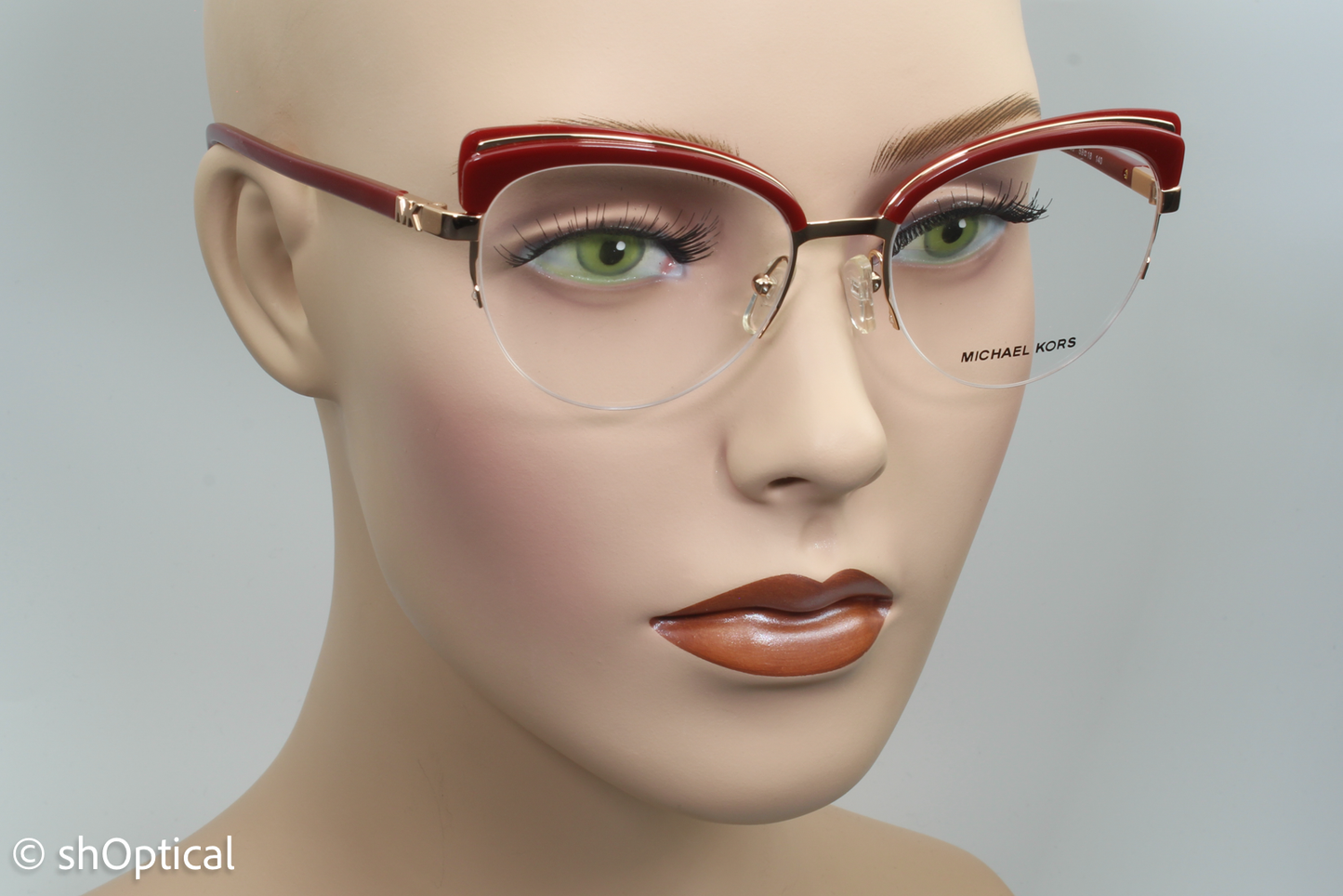 Michael Kors MK3306  Female Cat Eye Glasses Frame Burgundy 53mm