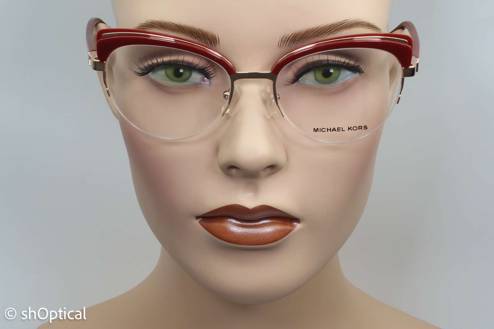 Michael Kors MK3306  Female Cat Eye Glasses Frame Burgundy 53mm