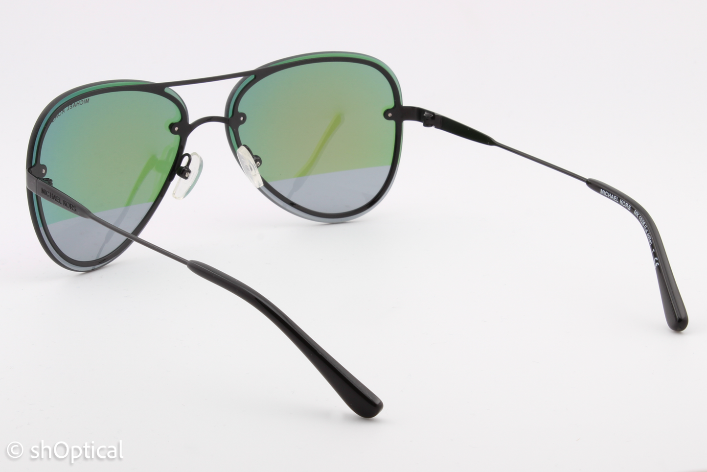 Michael Kors MK1026 La Jolla 1169F1 Womens Full Rim Sunglasses Black 59mm