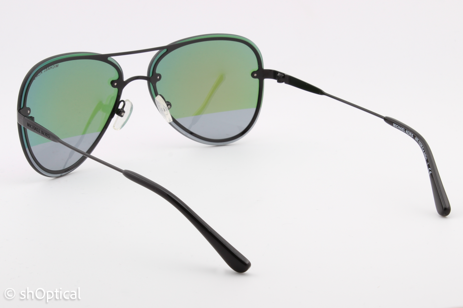 Michael Kors MK1026 La Jolla 1169F1 Womens Full Rim Sunglasses Black 59mm