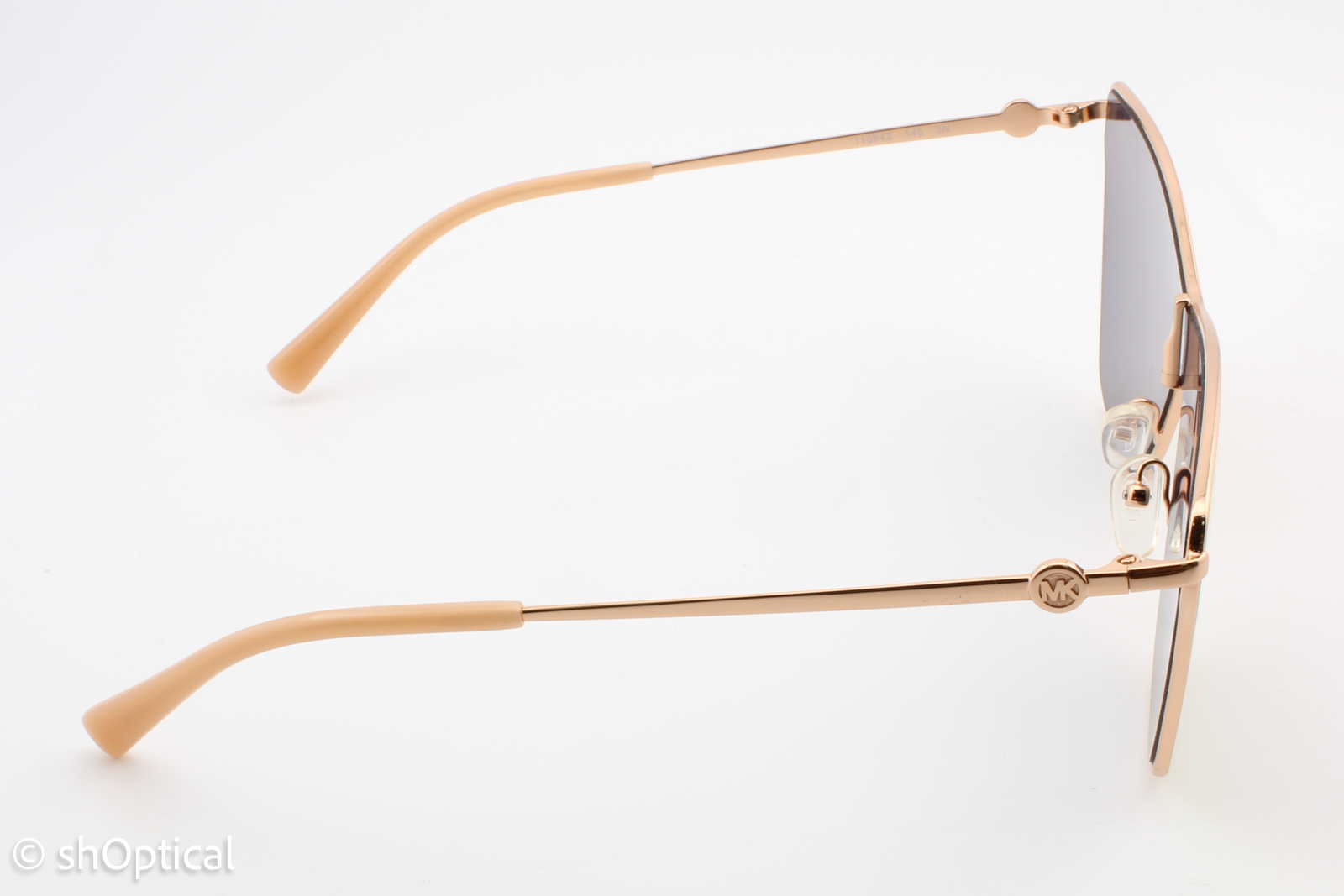 Michael Kors MK1063 Larissa 11084Z Womens Full Rim Sunglasses Rose Gold 50mm