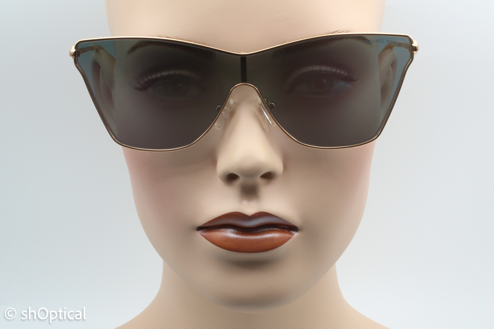 Michael Kors MK1063 Larissa 11084Z Womens Full Rim Sunglasses Rose Gold 50mm