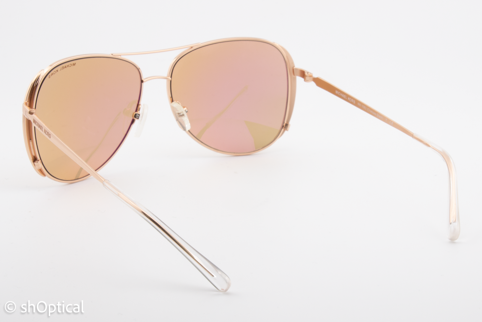 Michael Kors MK1082 Chelsea Glam 1108R1 Womens Full Rim Sunglasses Gold 58mm