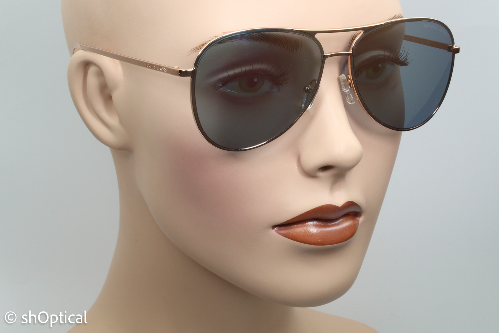 Michael Kors MK1089 Kona 11086H Womens Full Rim Sunglasses Rose Gold 59mm