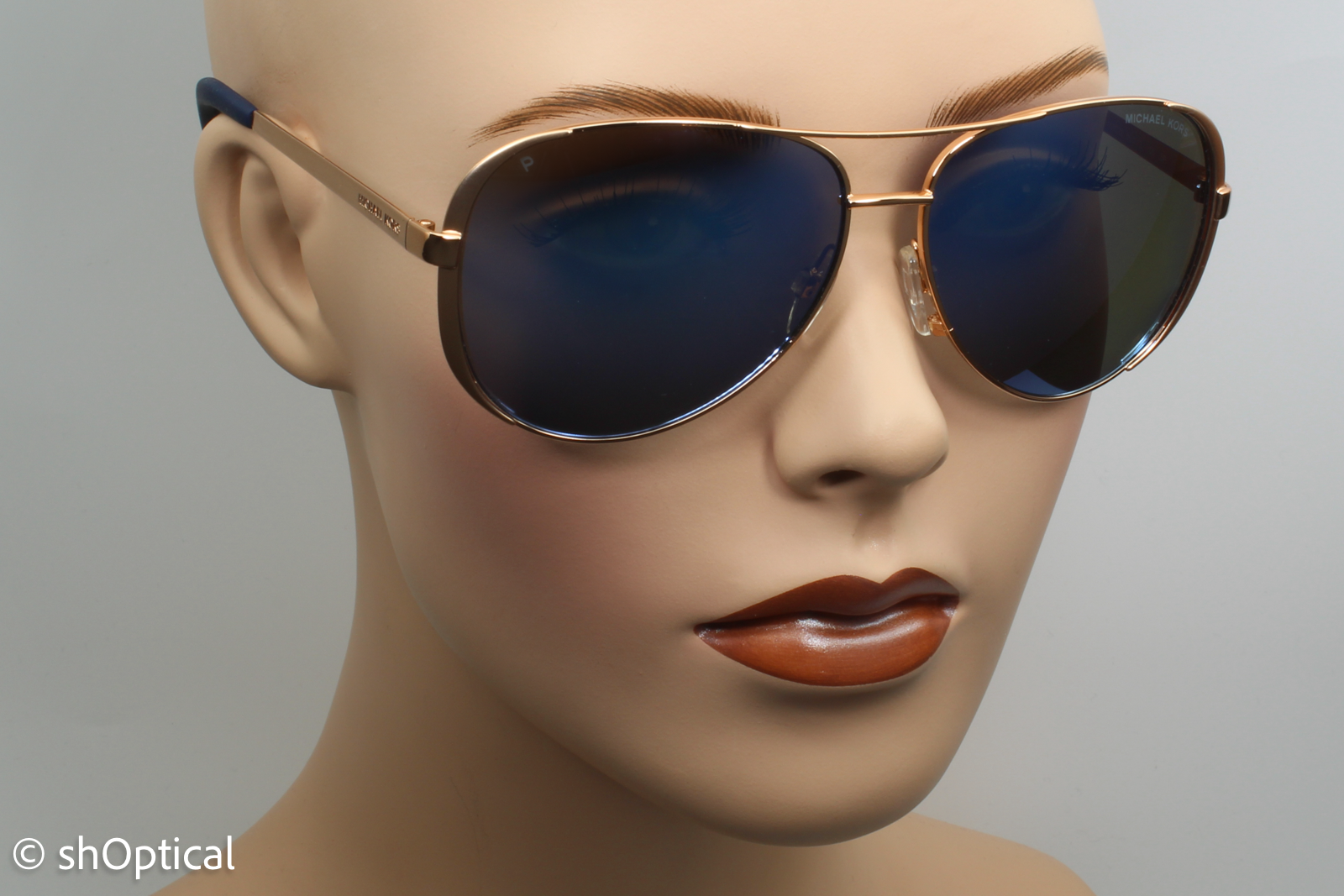 Michael Kors MK5004 Chelsea 100322 Womens Full Rim Sunglasses Rose Gold 59mm