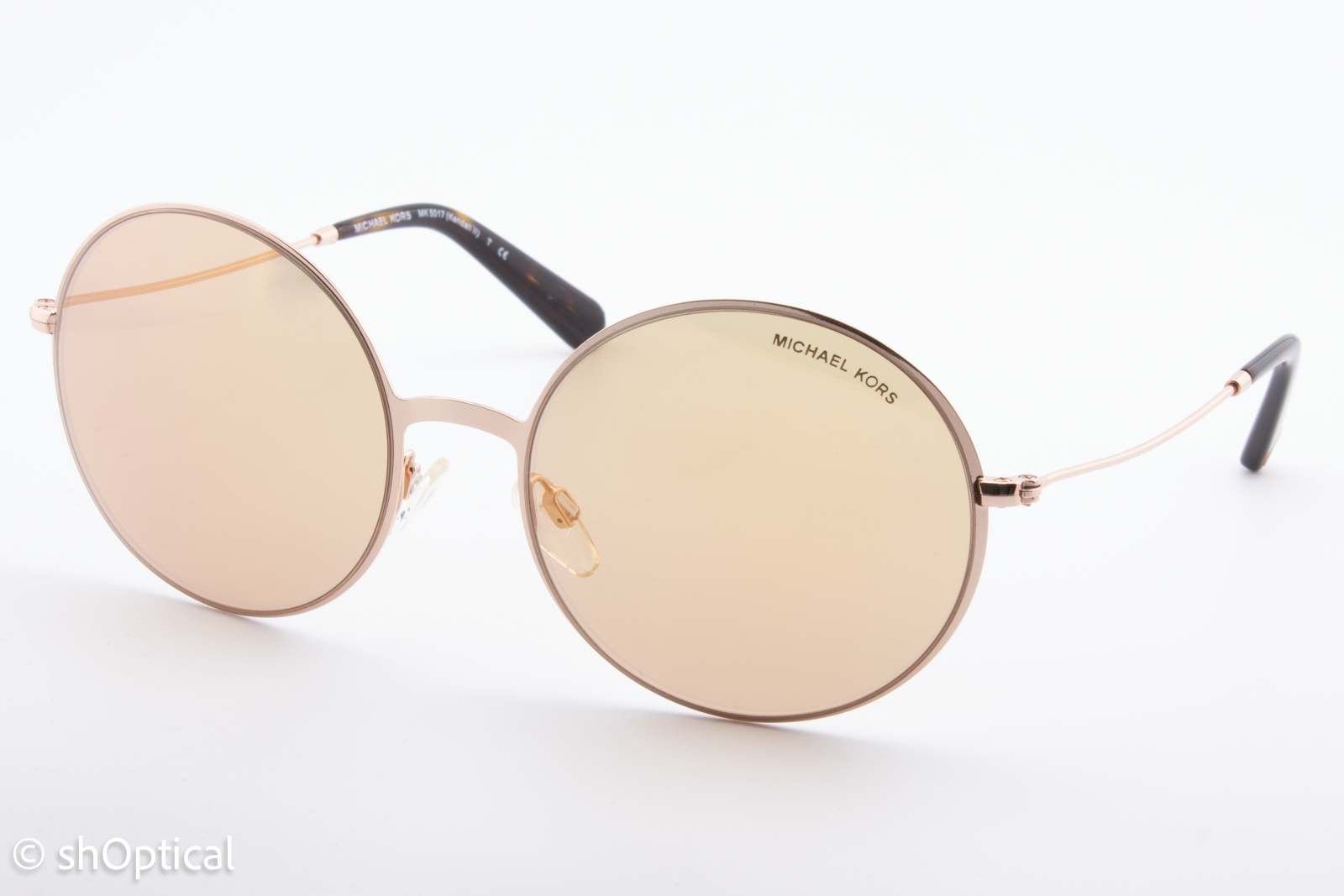 Michael Kors MK5017 1026R1 Womens Full Rim Sunglasses Gold 55mm